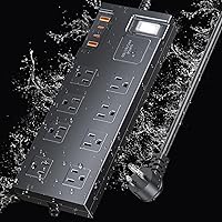 COVOZON Waterproof Surge Protector Power Strip — image 1