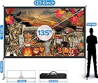 JWSIT 135-inch Outdoor Projector Screen with Stand — image 3