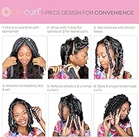 Octocurl Heatless Hair Curler - Satin Pink — image 6