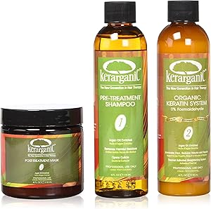 Kerarganic Keratin Treatment Set - Organic - Formaldehyde Free - 4oz Review