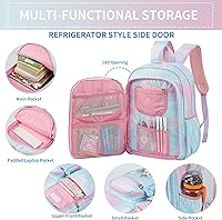 School Backpack for Girls Rainbow Backpack with Pencil Case — image 2