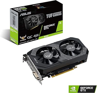 ASUS TUF Gaming GeForce GTX 1650 OC Edition 4GB Graphics Card