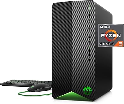 HP Pavilion Gaming Desktop TG01-2022, AMD Ryzen 3 5300G, 8 GB RAM, 512 GB SSD