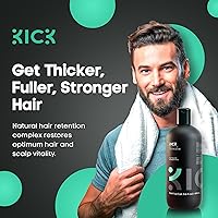 Kick Men's Shampoo - Peppermint & Tea Tree, 16.6oz — image 2