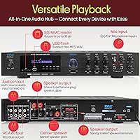 Pyle PDA8BU Bluetooth Audio Amplifier — image 3