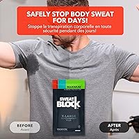 SweatBlock Clinical Strength XL Antiperspirant Body Wipes 10 Pack — image 3