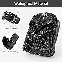 XUANNIAO 3D Skull PU Leather Backpack — image 6