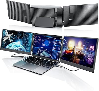 Laptomo 14" Triple Portable Monitor for Laptop