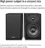 Denon D-M41 Home Theater Mini Amplifier and Speaker Pair — image 4