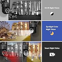 CKK Wireless Security Camera System 4pcs 3MP PTZ — image 5