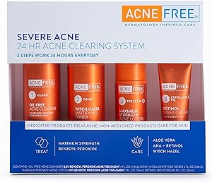 AcneFree Severe Acne 24 Hour Clearing System Review