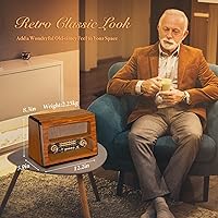 PRUNUS J-199 Vintage Bluetooth Radio — image 2