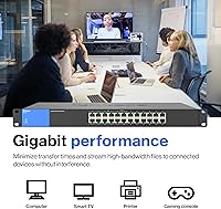 Linksys LGS124P 24-Port Gigabit Unmanaged PoE Switch — image 3