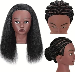 Czrleaty African Hair Mannequin Head 18 inches Review