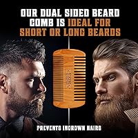 Viking Revolution Beard Brush and Comb Set with Peppermint Eucalyptus Beard Wash and Conditioner — image 3