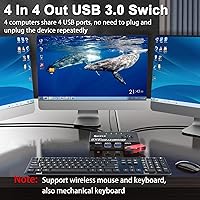 MLEEDA USB 3.0 Switch Selector 4 Port — image 2