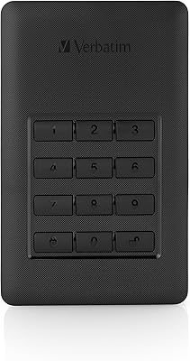 Verbatim 53401 Store 'n' Go Secure 1TB Portable HDD