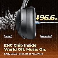 Vonaural Bluetooth Headphones with Active Noise Cancelling — image 2