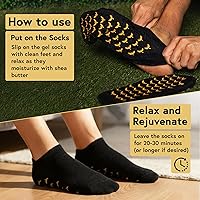 Phoenix Foot Peel Moisturizing Gel Socks for Men - Extra Large (2 Pairs) — image 6