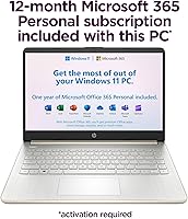 HP 14 Laptop, Intel Celeron N4500, 4GB RAM, 64GB eMMC, 14-inch Display — image 3