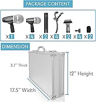 Pyle Professional 7-Piece Instrument Microphone Set — image 7