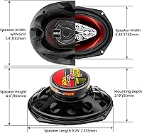 BOSS Audio Systems CH6950 6 x 9 Inch 5-Way Car Speakers — image 5