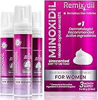 Minoxidil for Women 5% Hair Regrowth Treatment Foam 3-Month Supply — image 1