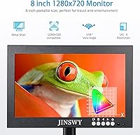 JINSWY 8-inch Mini Security Monitor — image 2