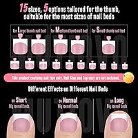 MUTIOVO 8 Mixed Summer Color French Tip Toe Nail Tips — image 6