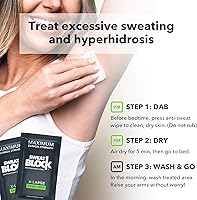 SweatBlock Clinical Strength XL Antiperspirant Body Wipes 10 Pack — image 6