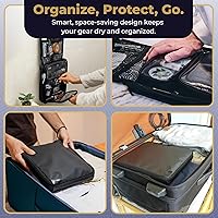 Side by Side Slim Toiletry Bag for Travel — image 8