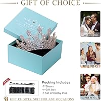 Aoligrace Luxury Cubic Zirconia Tiara - Gold — image 6