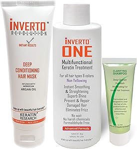 Keratin Research INVERTO ONE Formaldehyde-Free Keratin Hair Treatment 120mL