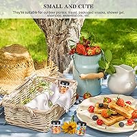 Hajoyful Plastic Jars with Lids 4oz, 48 Pcs — image 7