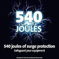 Kensington Guardian 6 Outlet Power Strip, 15ft Surge Protector — image 2