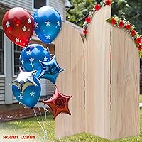 Hobby Lobby 3-Panel Wooden Arch Backdrop Stand — image 7
