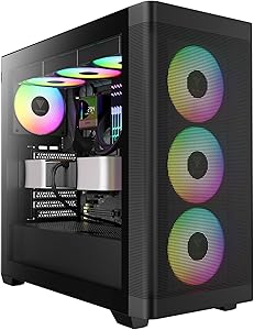 GAMDIAS GD-ATHENA M3 ATX Mid Tower Gaming PC Case
