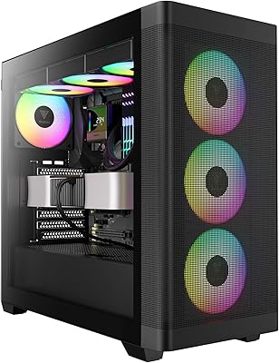 GAMDIAS GD-ATHENA M3 ATX Mid Tower Gaming PC Case