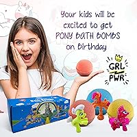Relaxcation Bath Bombs for Girls with Pony Toys - 3-Pack — image 2