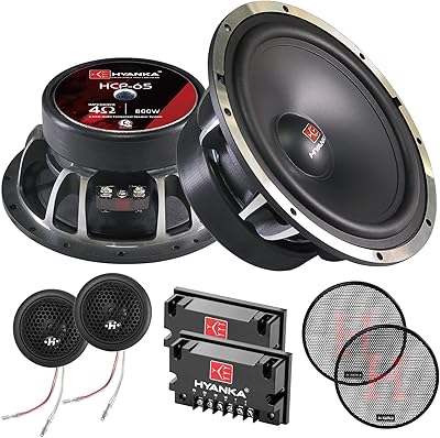 H YANKA HCP-65 6.5 Component Car Speakers