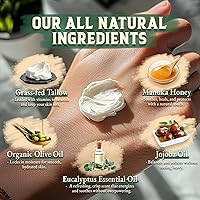 Wrath & Remedy Organic Beef Tallow for Skin - 4oz Eucalyptus — image 2