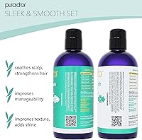 PURA D'OR Sleek & Smooth Shampoo and Conditioner Set — image 4