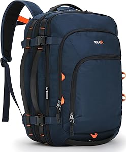 Tolaccea Travel Backpack 35-45L Expandable for 15.6″ Laptop Review
