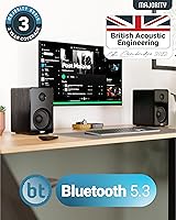 Majority D40 Active Bookshelf Speakers — image 3