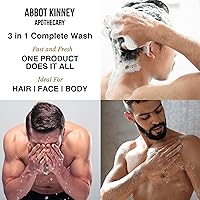 Abbot Kinney Apothecary 3-in-1 Wash for Men (Energizing Citrus) - 32oz, 2 Pack — image 5