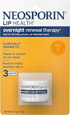 Neosporin Lip Health Overnight Renewal Therapy, 5 Count