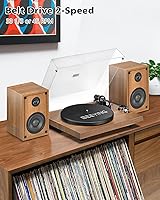 SeeYing SY101 Record Player Turntable with Bluetooth and Speakers — image 6