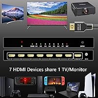 KAGO 7-in-1 HDMI Switch 4K@60Hz — image 2