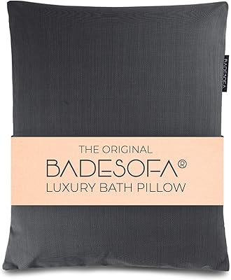 BADESOFA Luxury Bath Pillow S - Charcoal