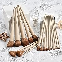 LORYP 18-Piece Makeup Brush Set Khaki — image 6